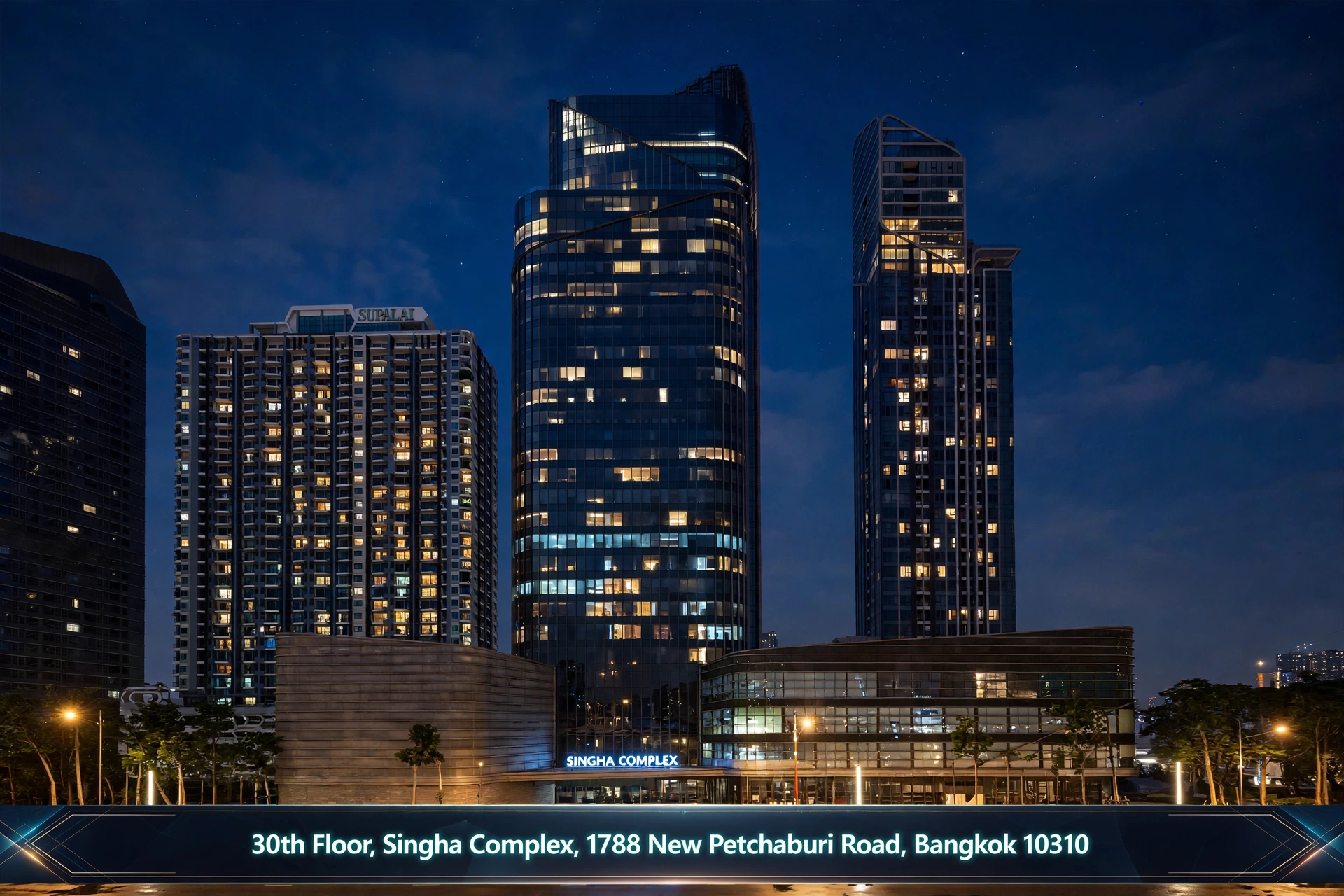 Harvest Hub Innovations office — Singha Complex, Bangkok